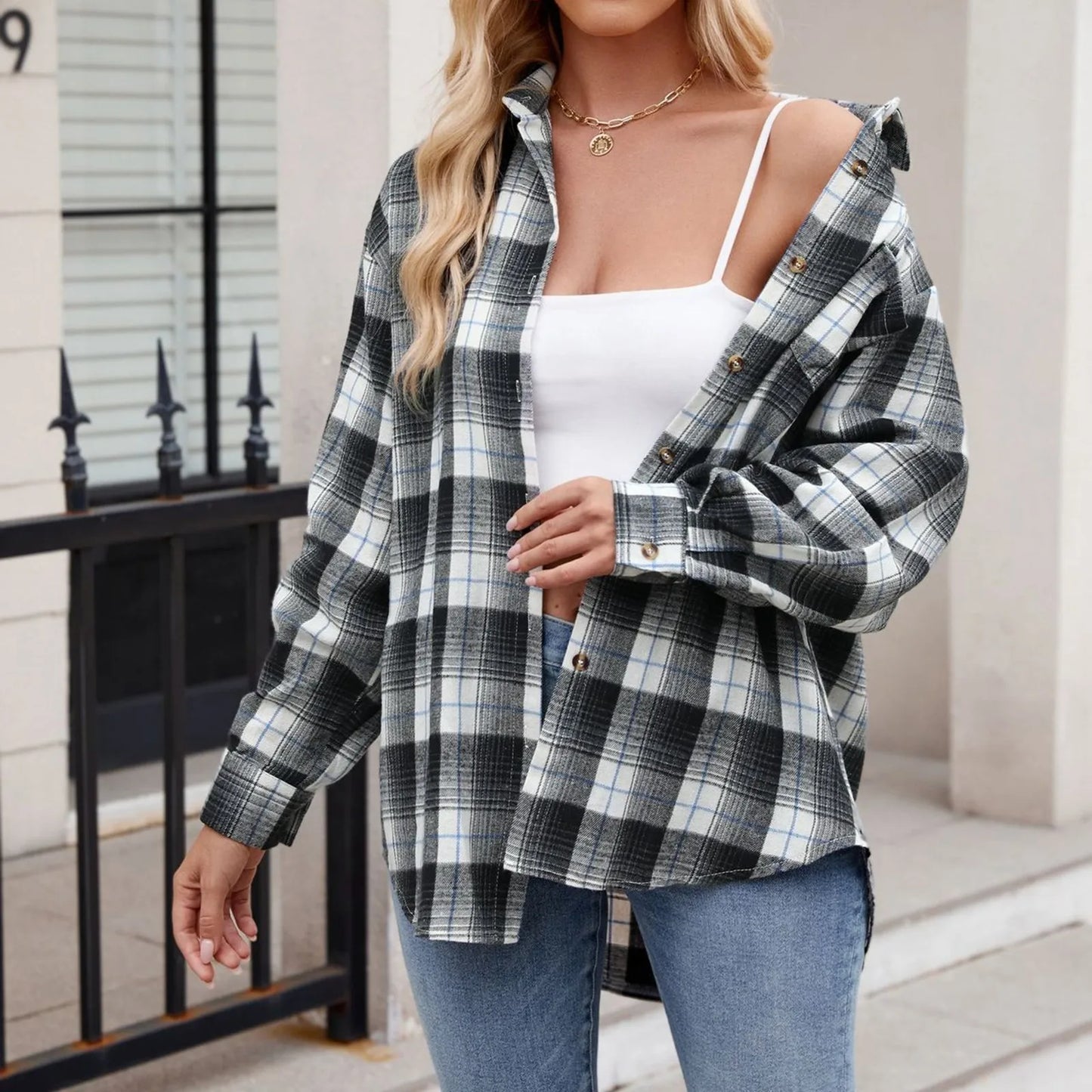 Flannel Plaid Shacket